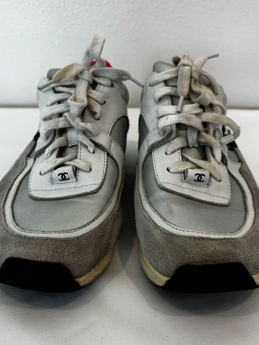 CHANEL Leather Sneakers Made in Italy